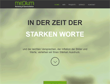 Tablet Screenshot of medium-online.de